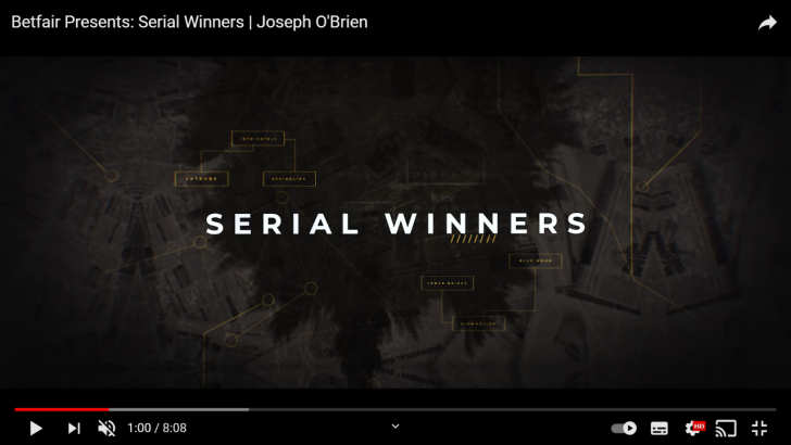 Betfair Presents: Serial Winners | Joseph O'Brien
